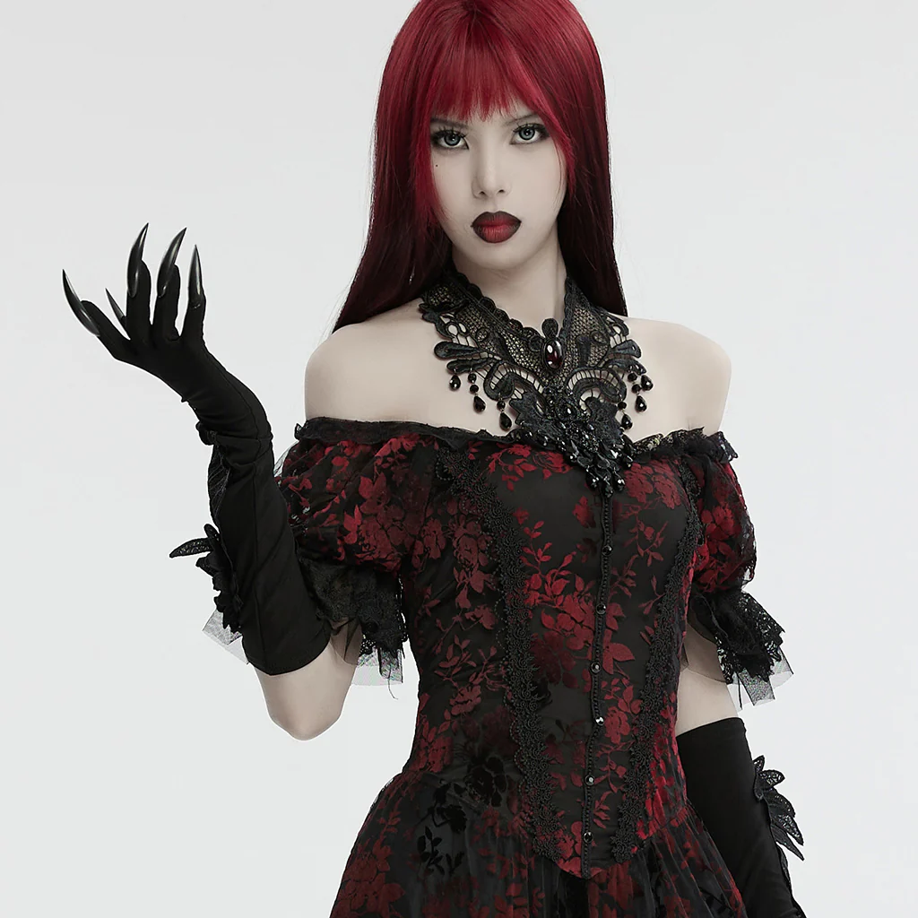 Gothic Devil's Claw Gloves - Image 3