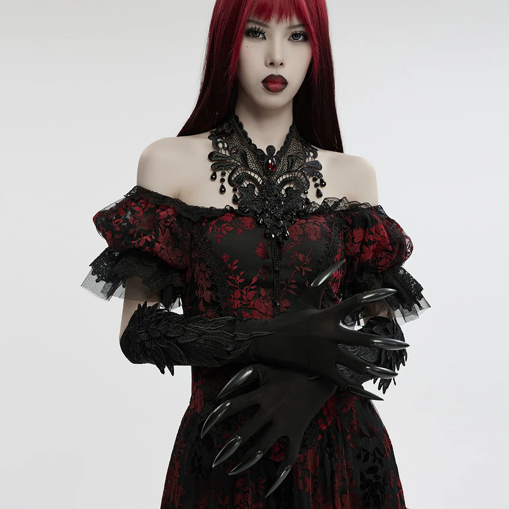 Gothic Devil's Claw Gloves - Image 4