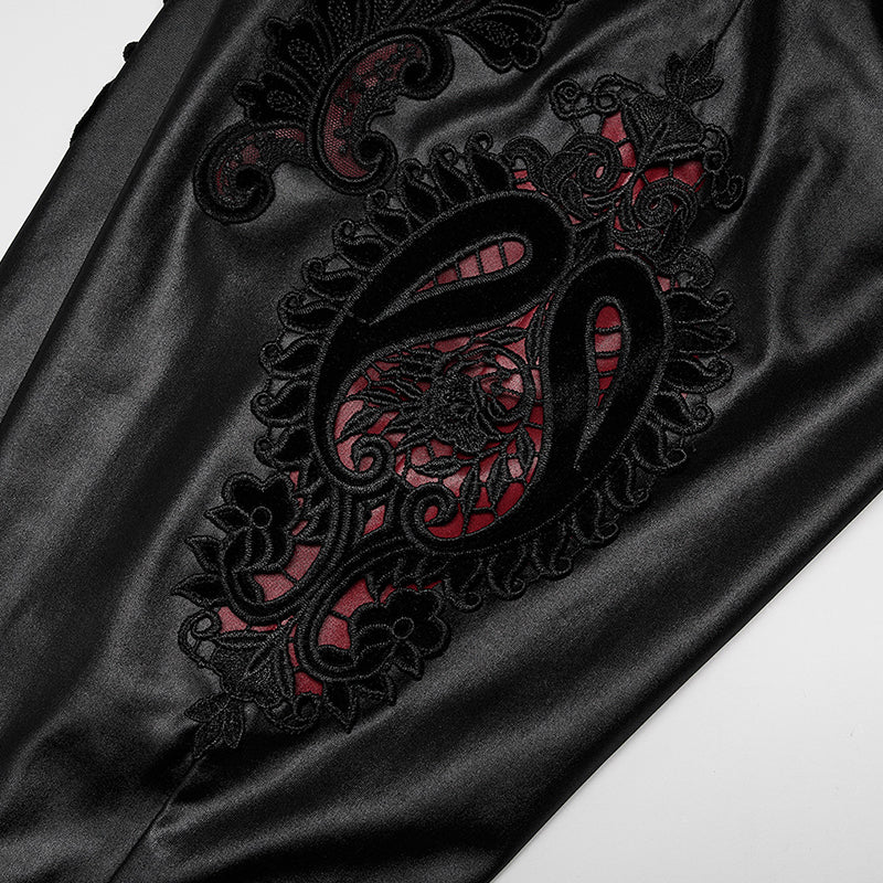 Gothic exquisite applique leggings - Image 5
