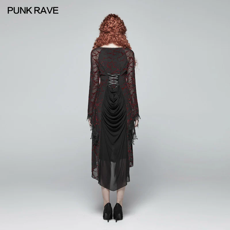 Gothic Goddess Classical Mid-length Dress - Image 5