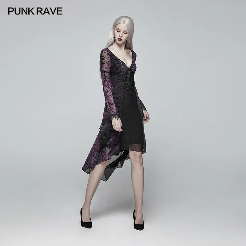 Gothic Goddess Classical Mid-length Dress - Image 7