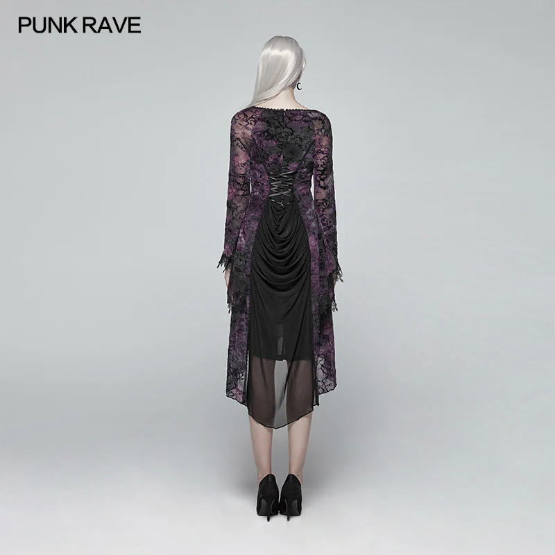 Gothic Goddess Classical Mid-length Dress - Image 8