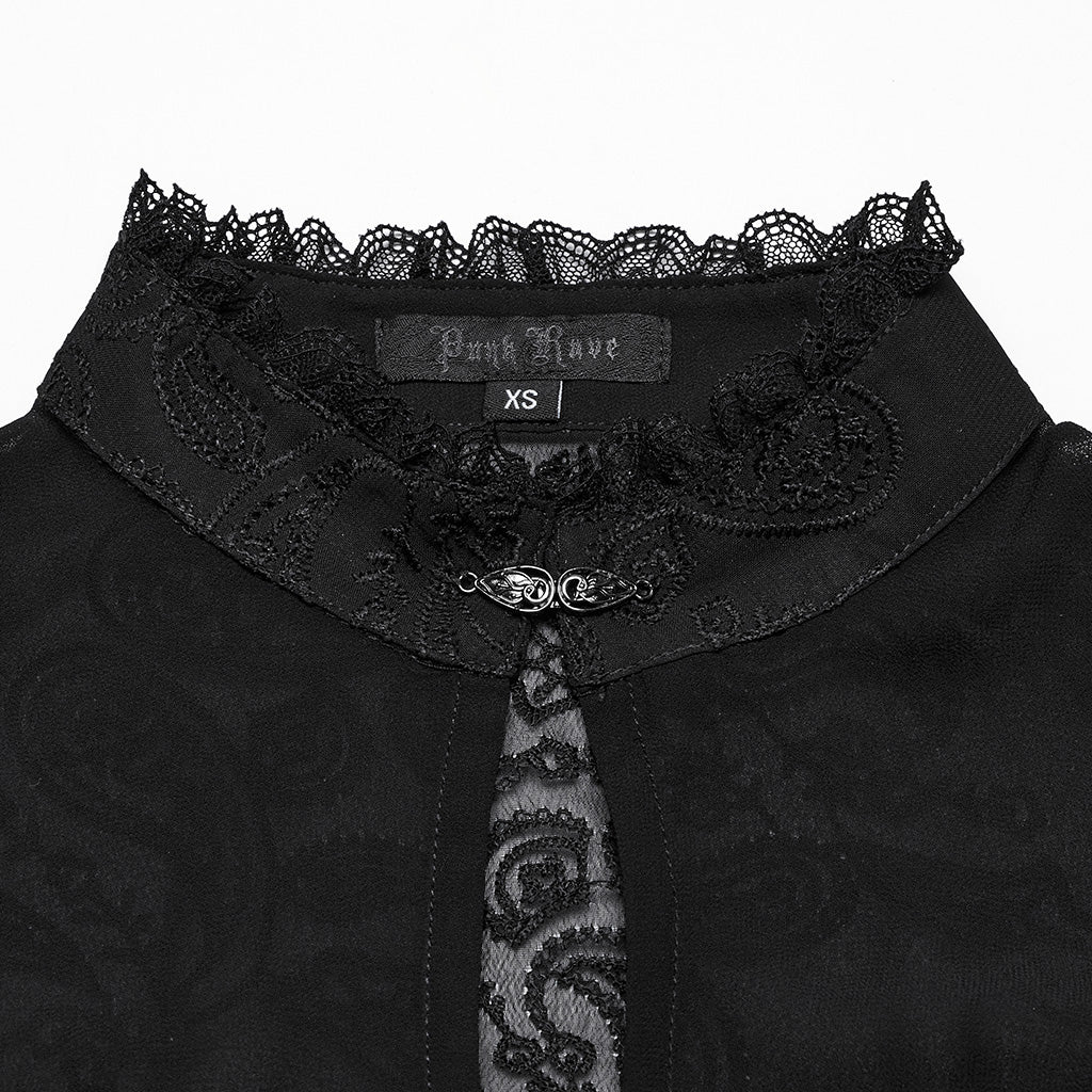 Gothic Gorgeous Chiffon Shirt - Image 16