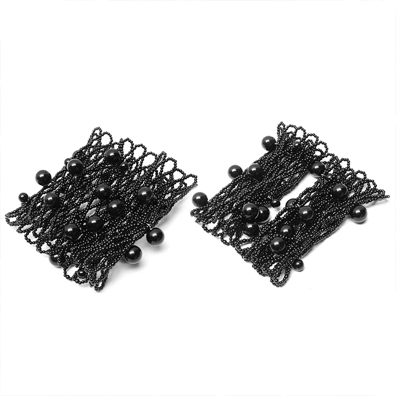 Gothic gorgeous pearl sleeves and collar three-piece set - Image 4
