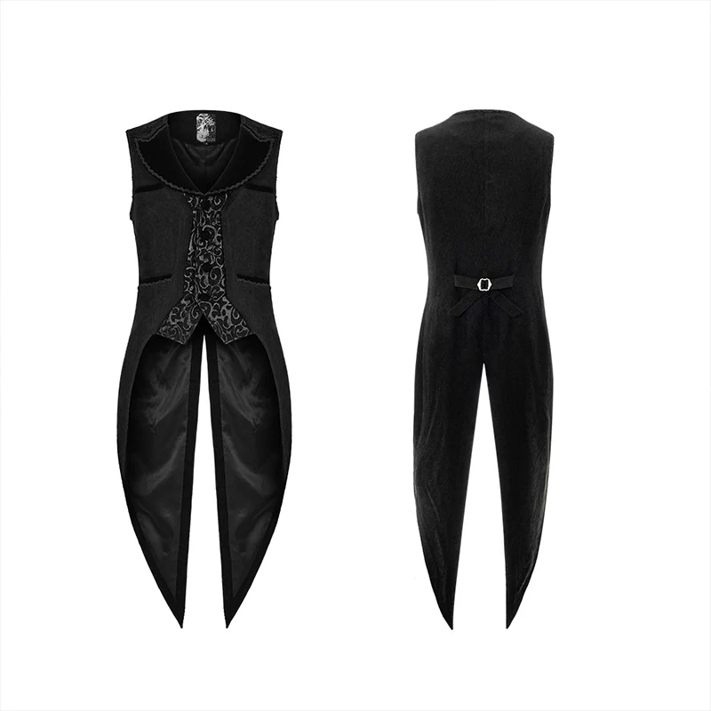 Gothic gorgeous swallowtail mid-length vest - Image 2