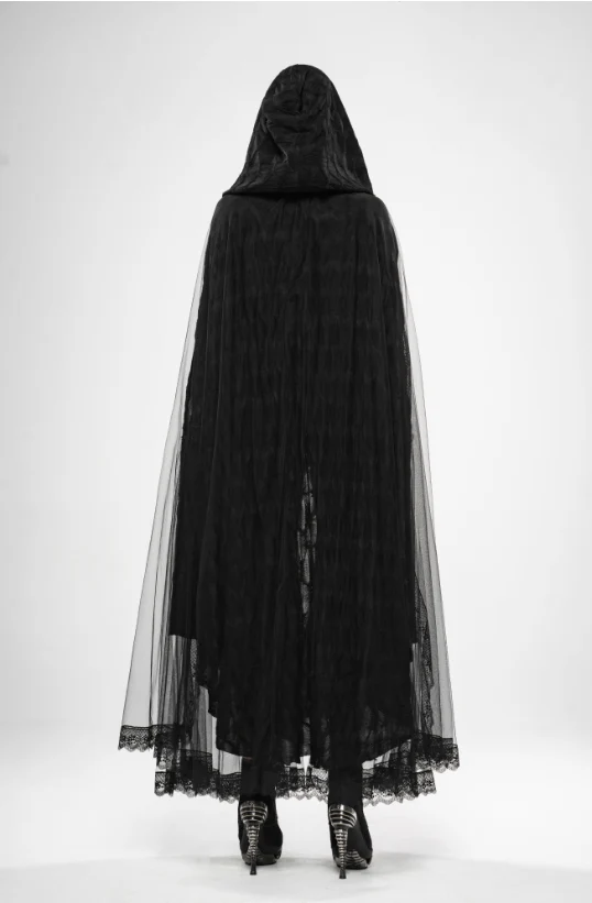 Gothic Rotten Devil Angel Long Cape - Image 4
