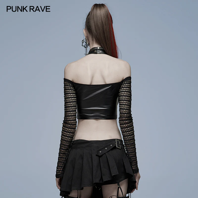 Gothic sexy crop top - Image 3
