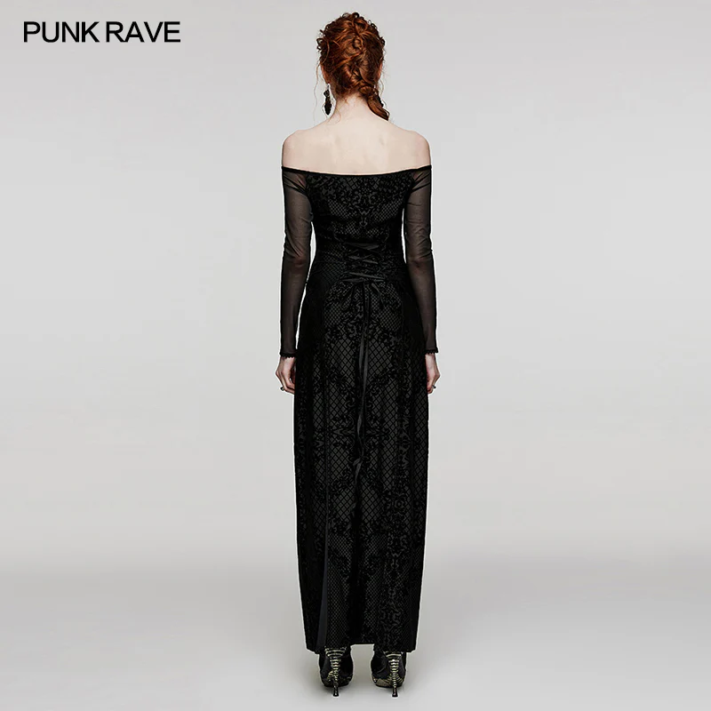 Gothic Sexy Split Dress - Image 3