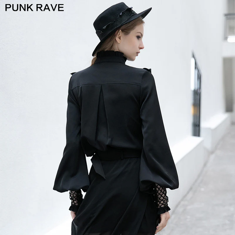 Gothic style mesh chiffon shirt - Image 3