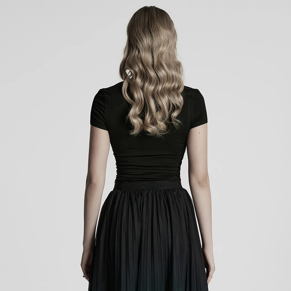 Gothic V-neck T-shirt - Image 3