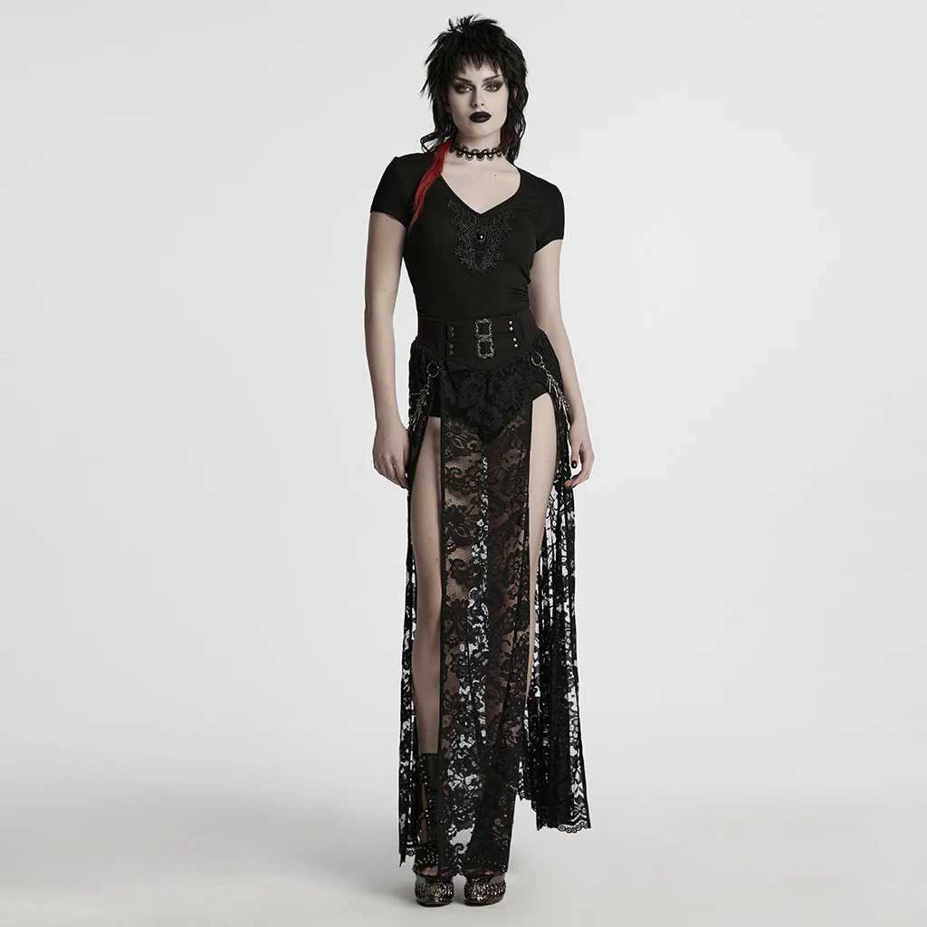 Gothic V-neck T-shirt - Image 4