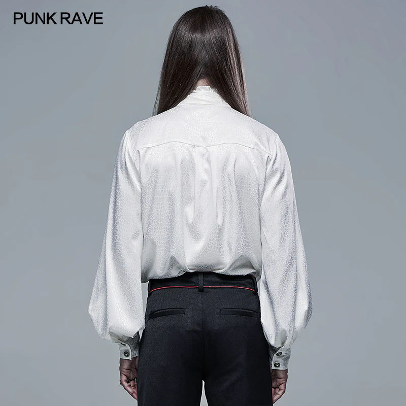 Gothic Vampire Count Long Sleeve Shirt - Image 8
