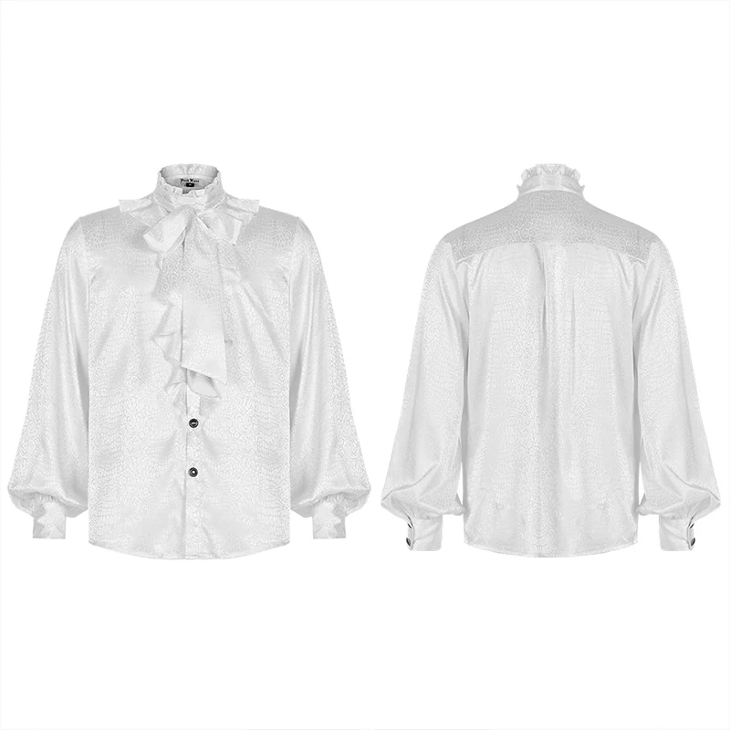 Gothic Vampire Count Long Sleeve Shirt - Image 9