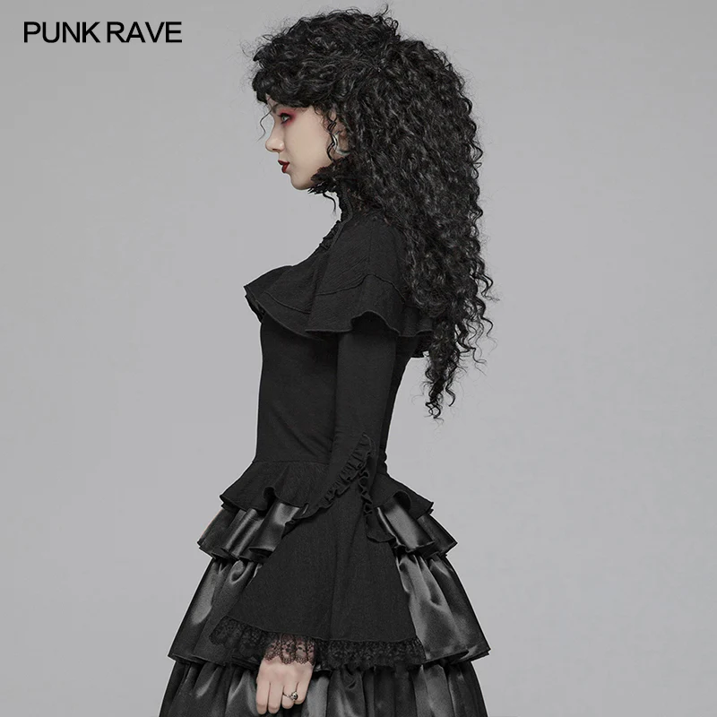 Lolita Lace Turtleneck Long Sleeve T-shirt - Image 2