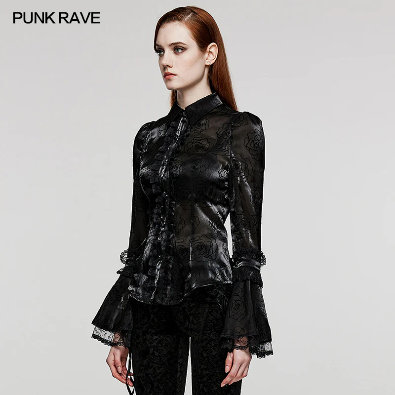 LOLITA patterned flared sleeves shirt - Image 2