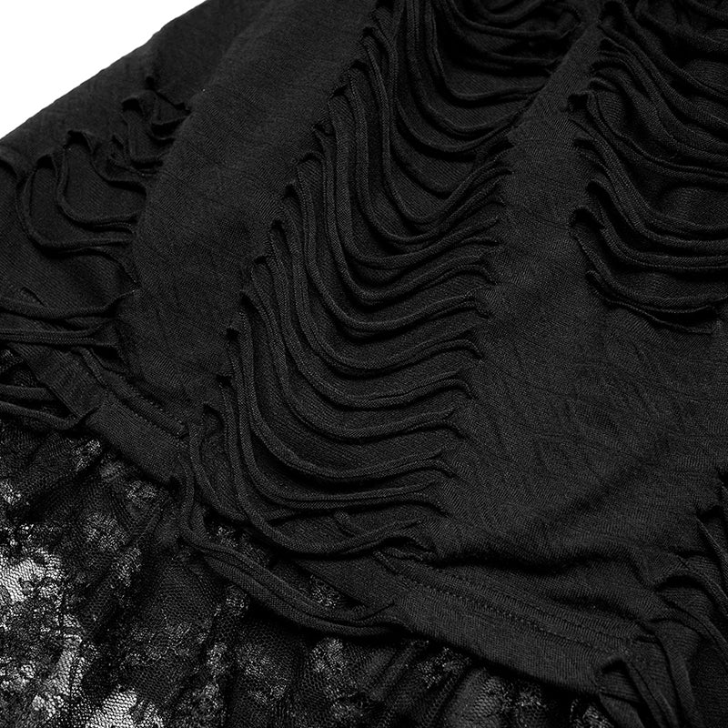 Lolita ragged texture knitted skirt - Image 5