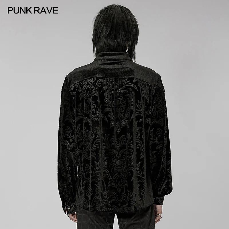 Loose Goth Print Shirt - Image 3