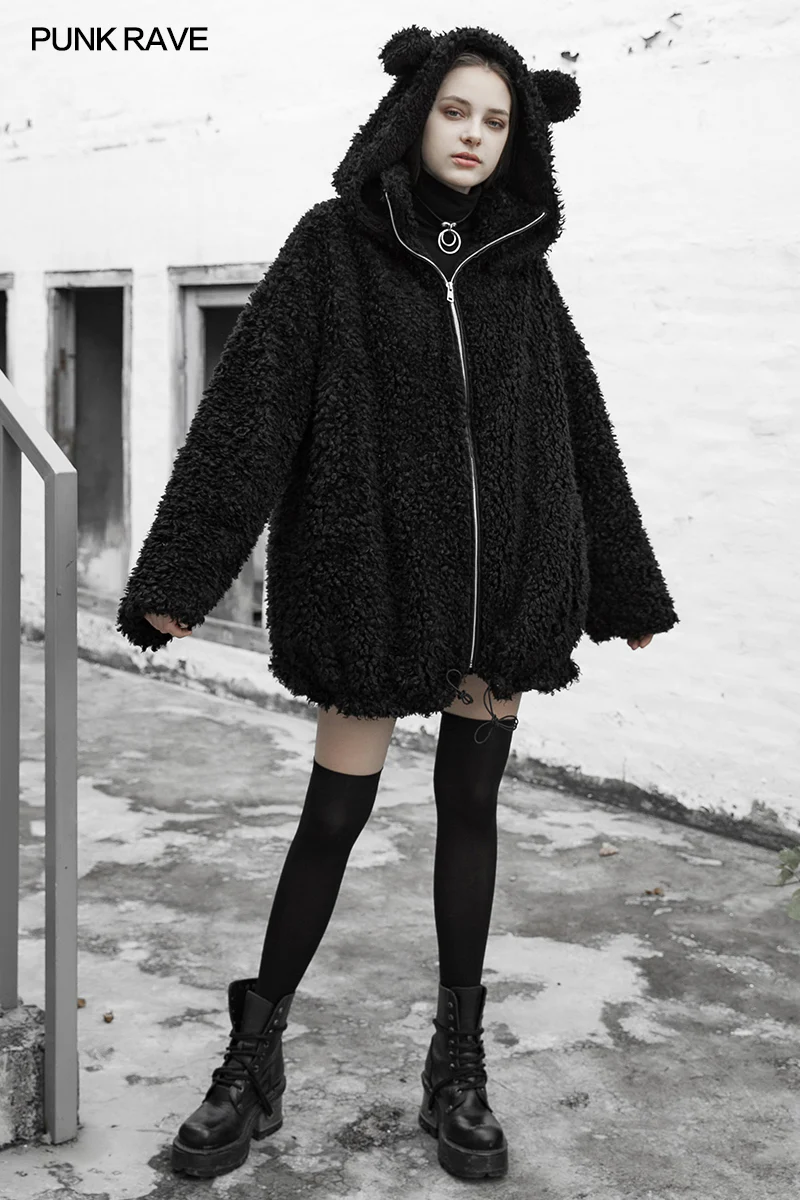 Loose-shouldered casual jacket (with hat) - Image 6
