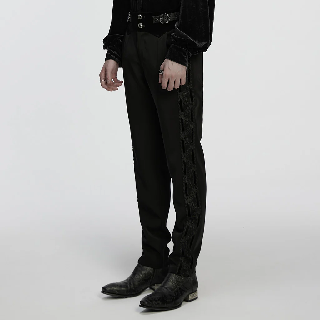 Men's Exquisite Gothic Trousers - Image 3
