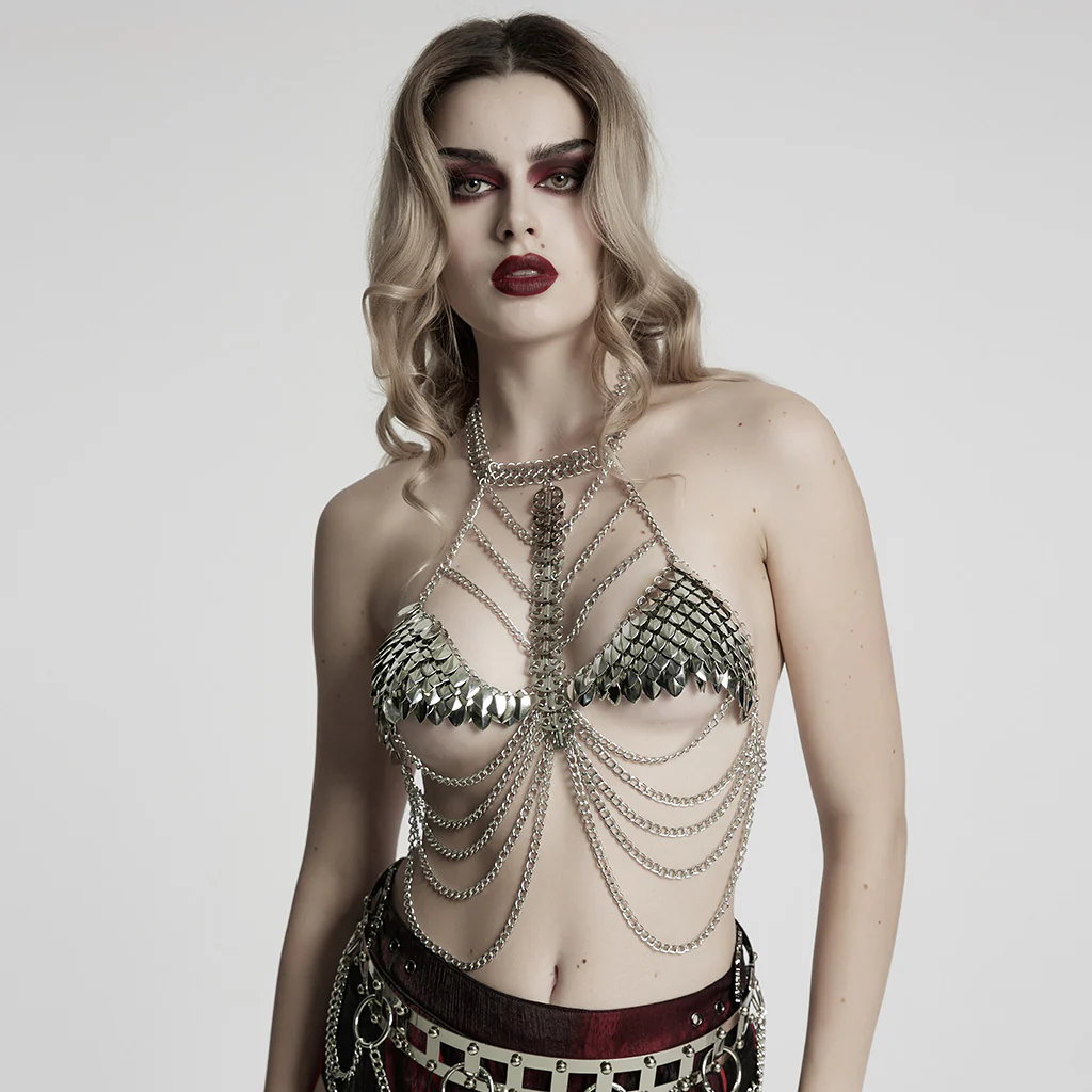 Metal scale chest chain - Image 5