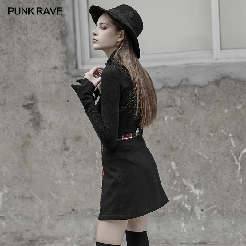 Plaid joint over skirt - Image 4