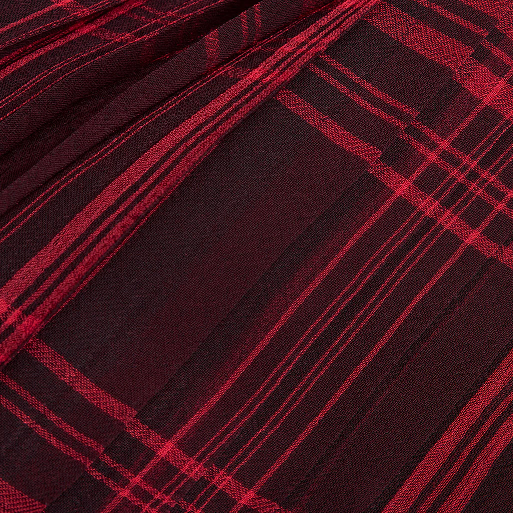 Plaid spliced suspender skirt - Image 6