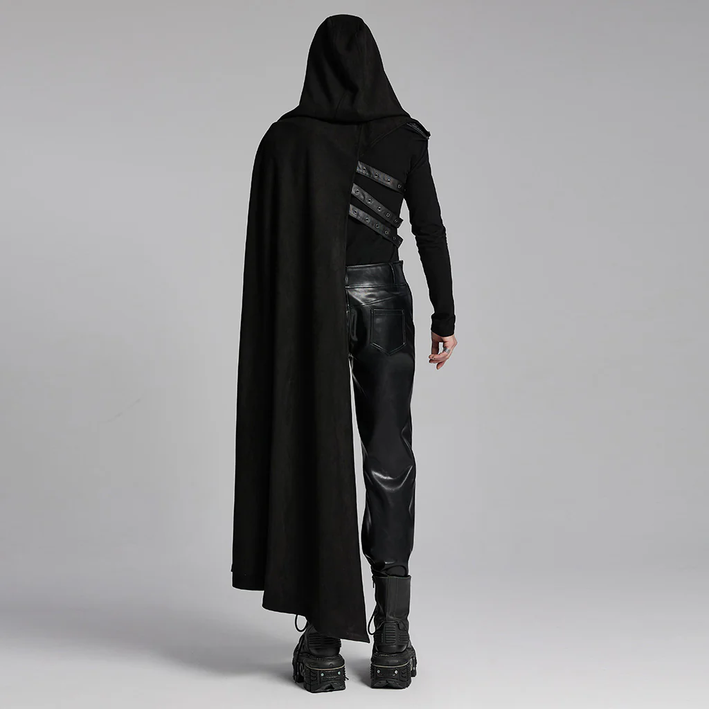 Punk asymmetric detachable cloak - Image 3