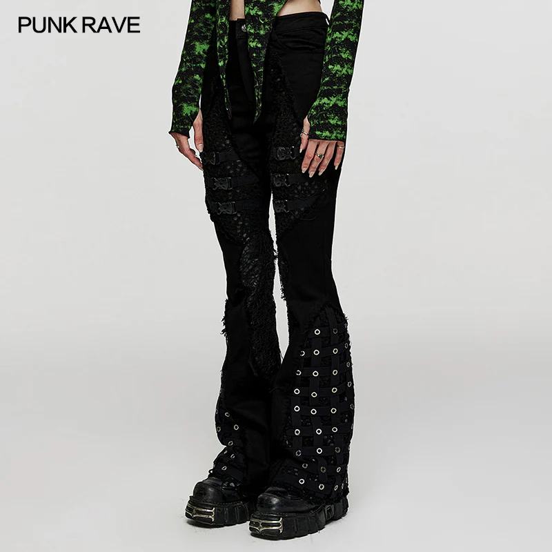 PUNK Cage Flared Pants - Image 2