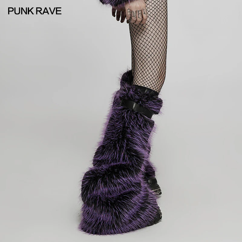 Punk cool girl hairy leg warmer - Image 7