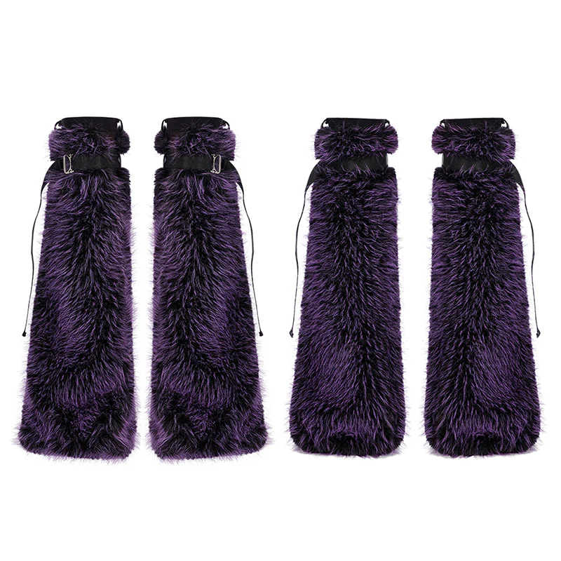 Punk cool girl hairy leg warmer - Image 9
