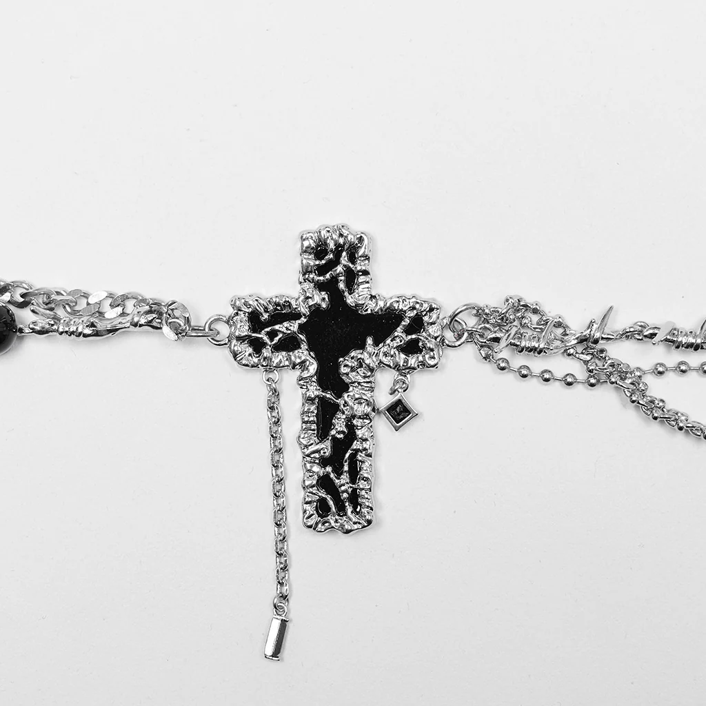 Punk Cross Necklace - Image 6