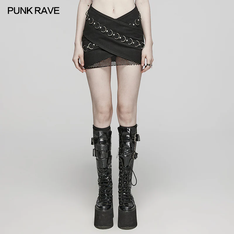 Punk Cross overlapping skirt - Image 6