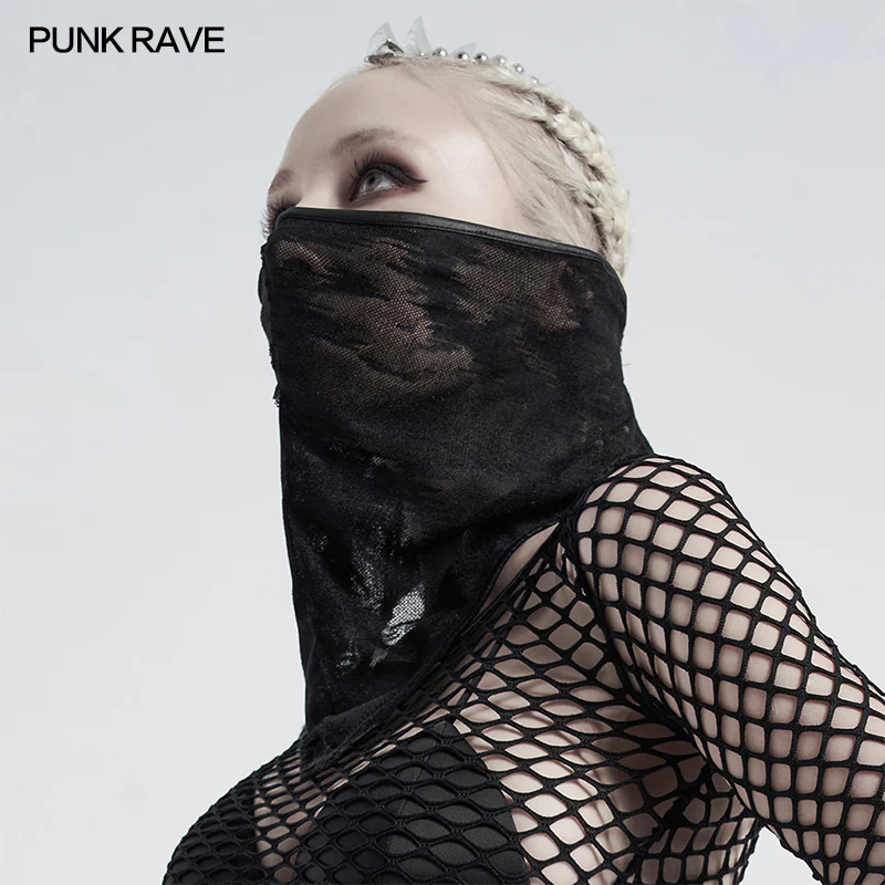 Punk daily dustproof triangular face kerchief