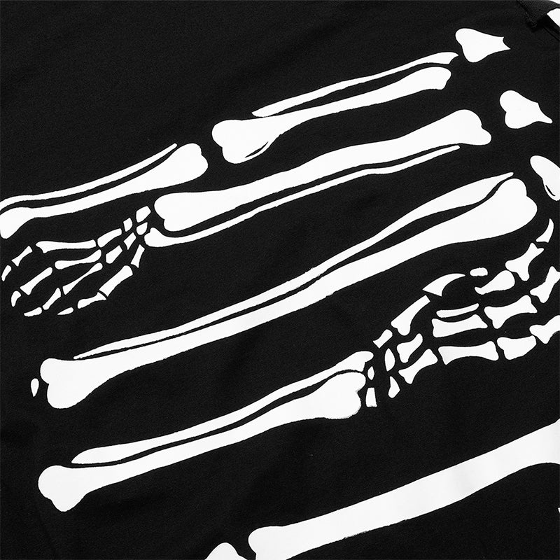 Punk Daily Wear Printing Sleeveless T-shirt - Image 5