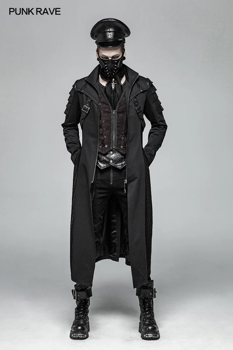 Punk Dark Mask For Male And Female With Studded Decoration - Image 4