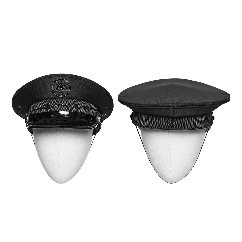 Punk Dark Military Hat - Image 8