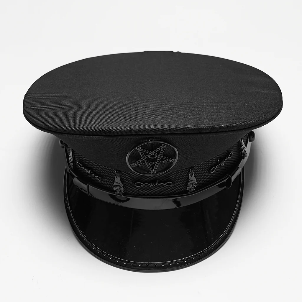 Punk Dark Military Hat - Image 9