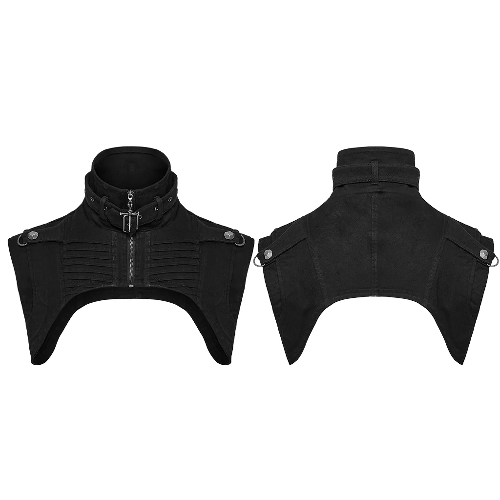Punk denim ultra short vest - Image 5