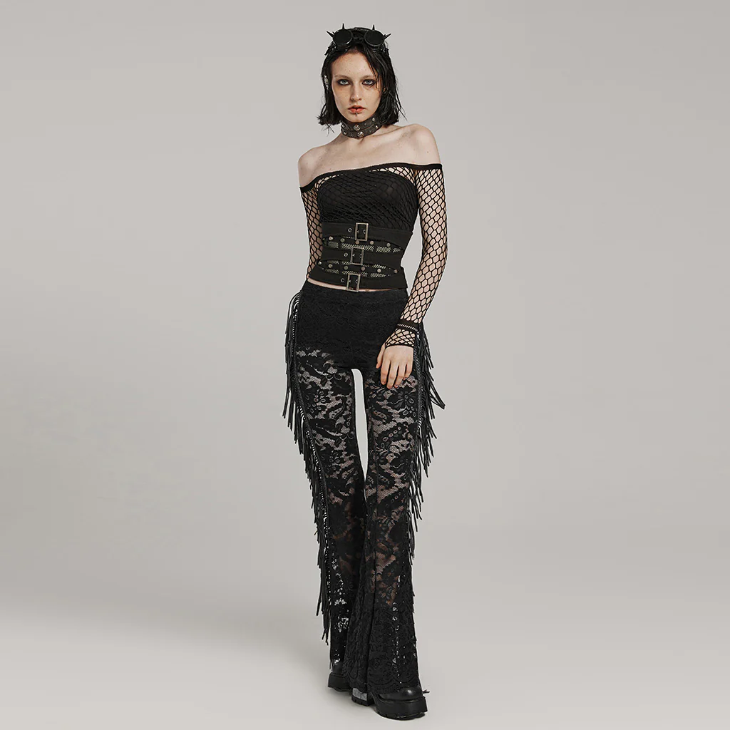 Punk Double layered Adjustable Corset - Image 5