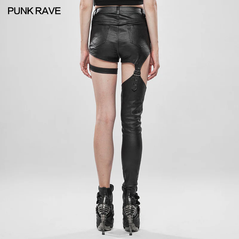 Punk future warrior asymmetrical pants - Image 3