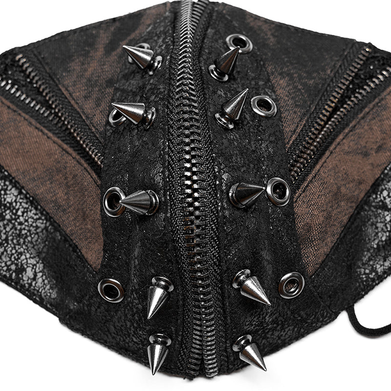 Punk hardcore spike face mask - Image 7