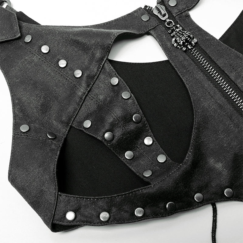 Punk hollow-out vest - Image 5