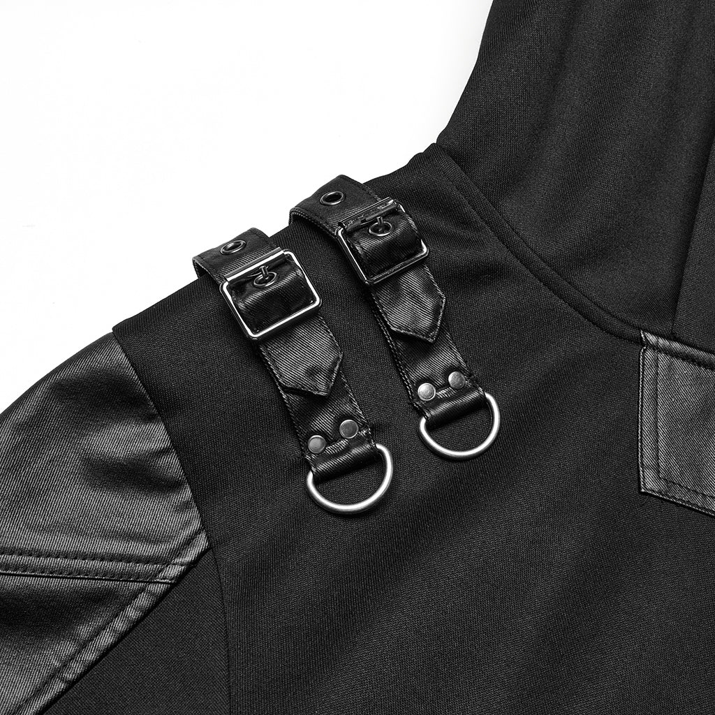 Punk hooded armor element hoodie - Image 7