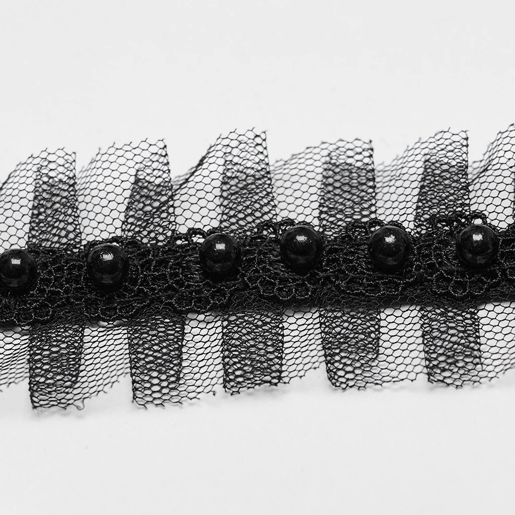 Punk Mesh Black Cat Choker - Image 2