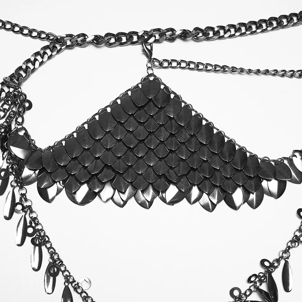 Punk metal blade waist chain - Image 6
