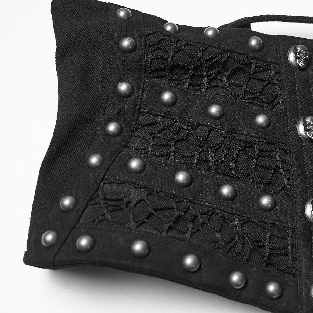 Punk Metal Rivet Corset - Image 9