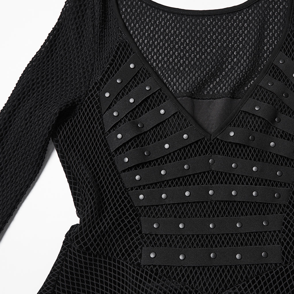 Punk Multi-layered  Irregular Dress - Image 9