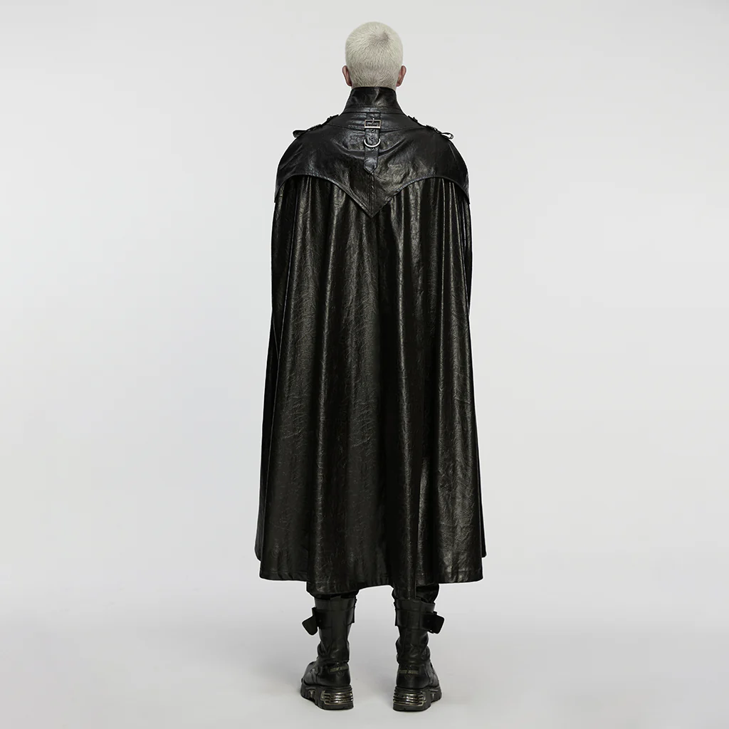Punk one-piece shirt Military cloak - Image 4