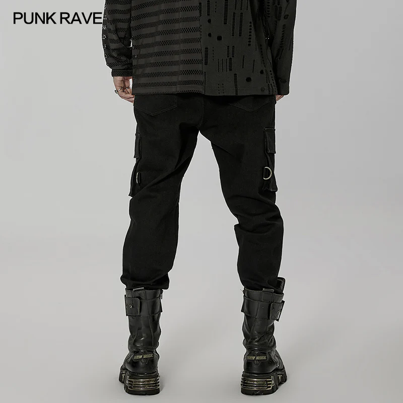 Punk patchwork pants - Image 3