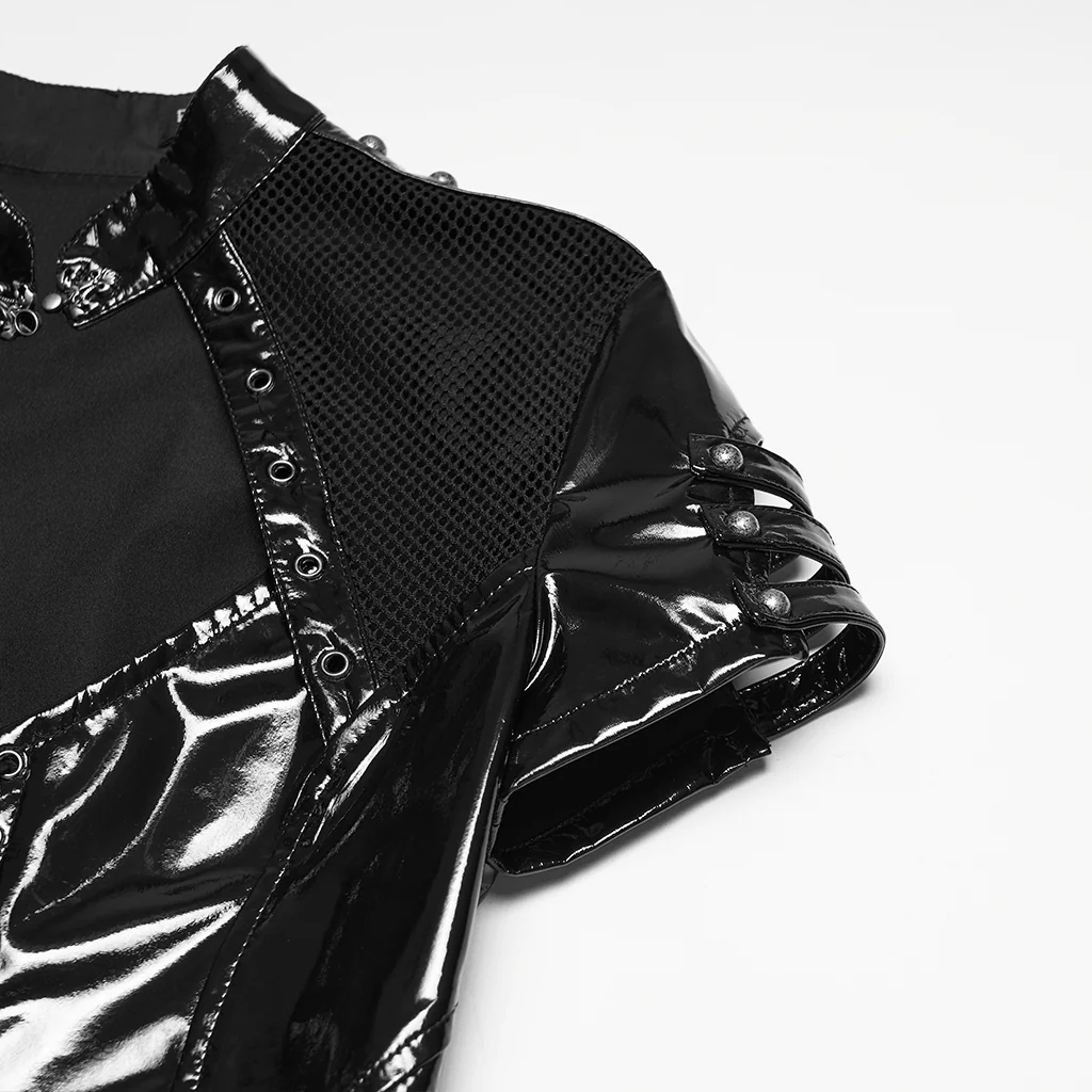 Punk patent leather dress - Image 2